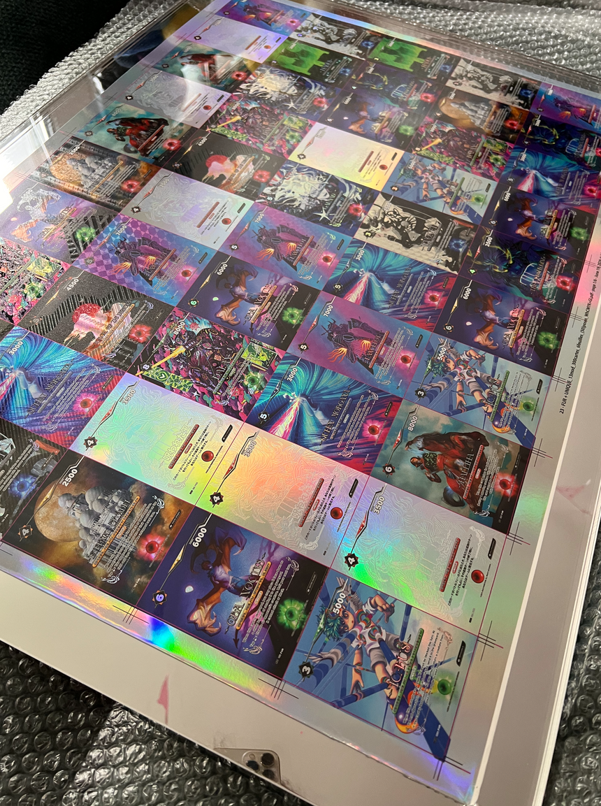 PHANTASM TCG - Beta Set - Uncut sheet FUR
