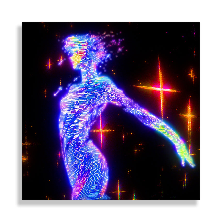 A L'heure Des Derniers Rêves - 30x30 Holographic Print