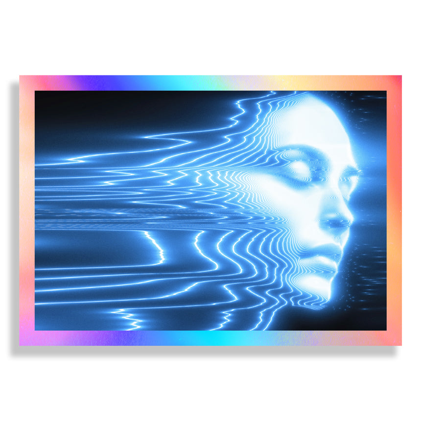 Azure - A3 Holographic Print