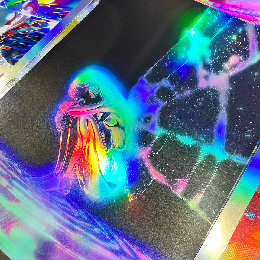 Broken Wings - Holographic Print