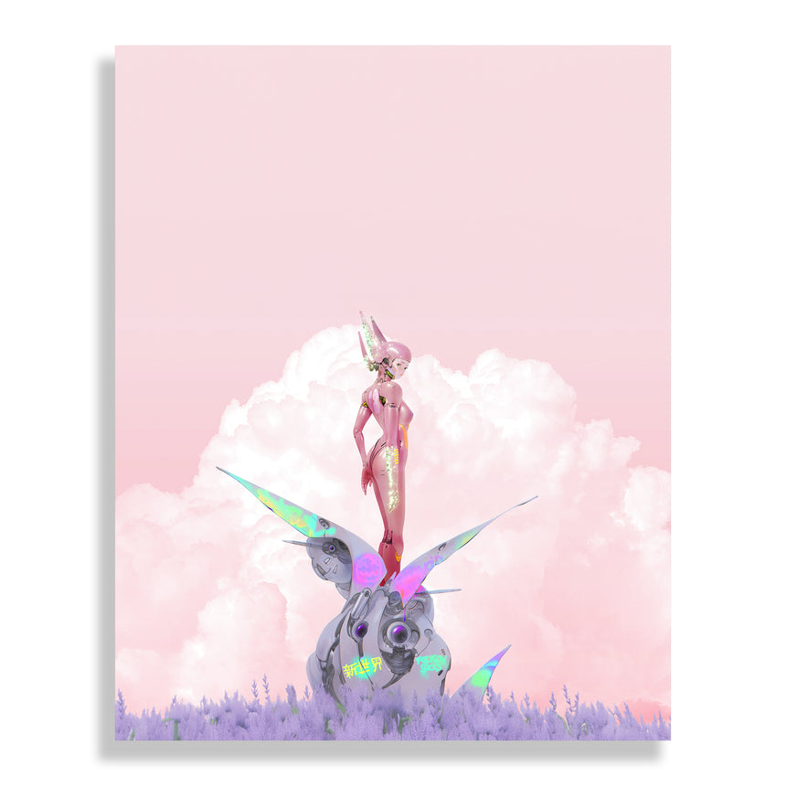 In Bloom - 50x40 Holographic Print