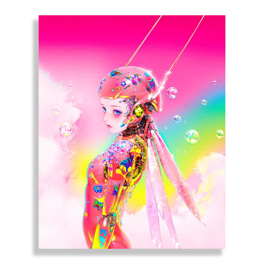 Rouge Karma - 50x40 Holographic Print