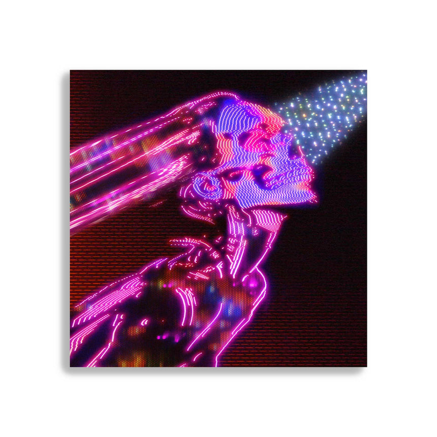 Thanatos - 30x30 Holographic Print